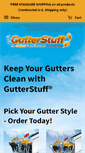 Mobile Screenshot of gutterstuff.com
