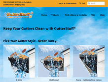 Tablet Screenshot of gutterstuff.com
